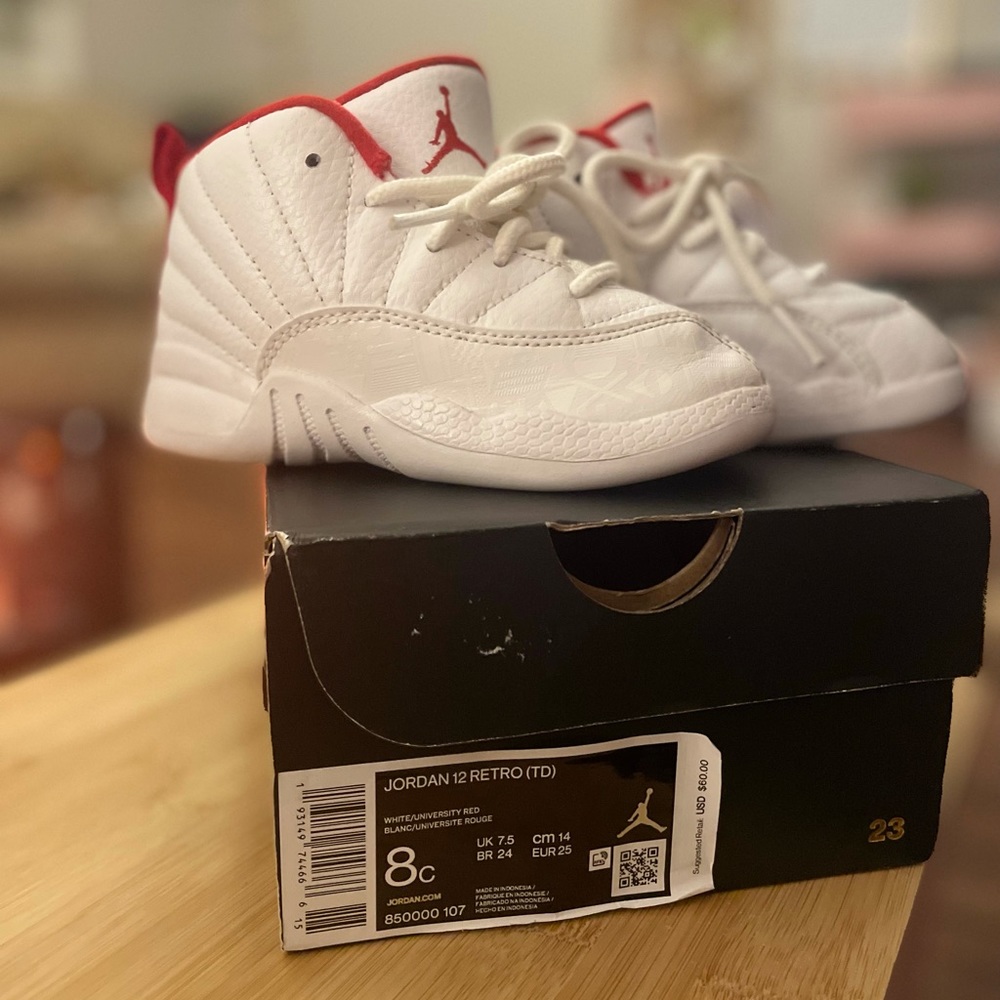Air Jordan Retro 12 “University Red" Toddler 8c